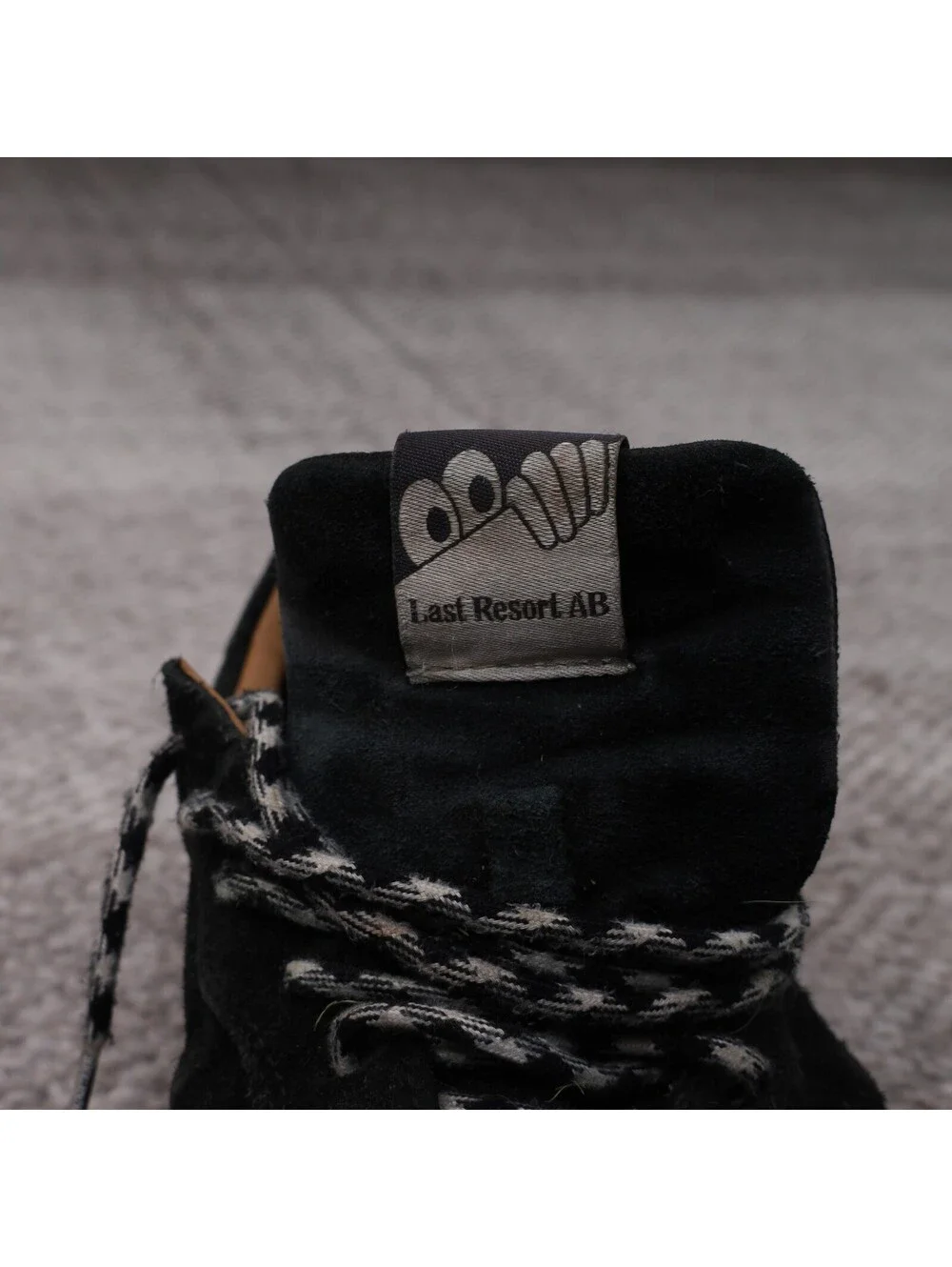Last Resort AB VM001 Suede Black on Black Mens 9 Skate Shoes Sneakers CM081 Low